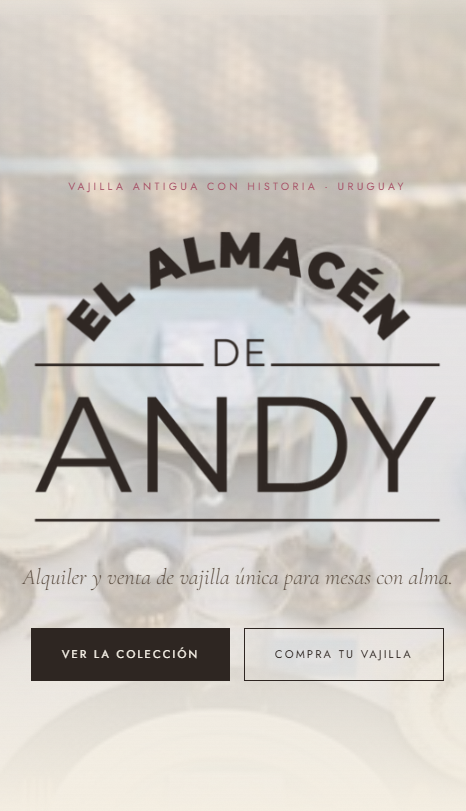 El Almacén de Andy — inicio